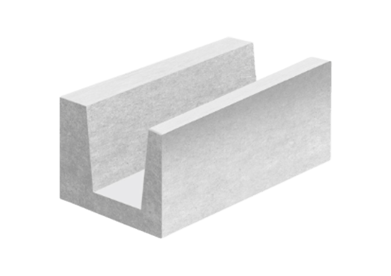 U-блок ЕАБ D500 300х250х500 мм